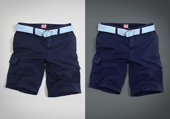 Retouche et prise de vue bermuda Be-Shorts