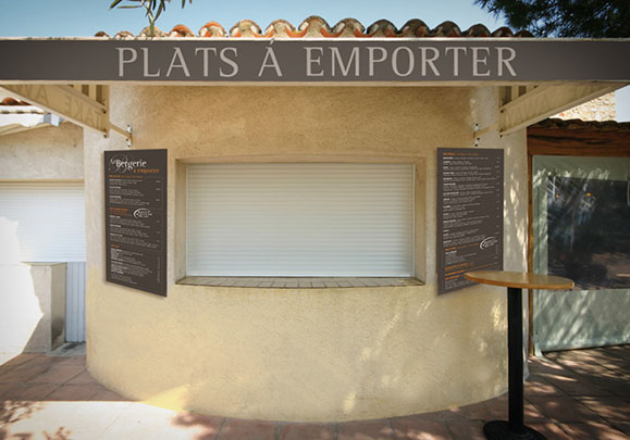 Enseignes plats  emporter Restaurant La Bergerie
